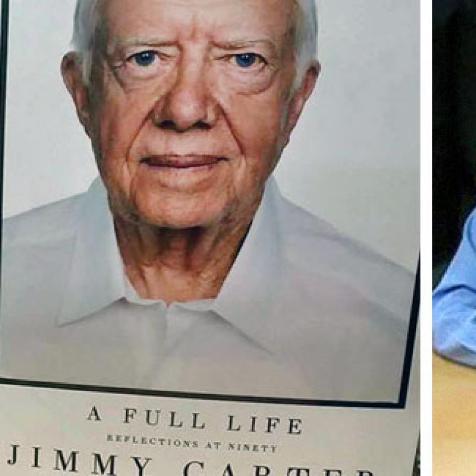 Signed Carter book